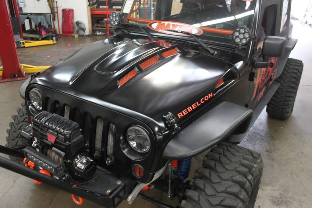Jeep jk hood bumper #2