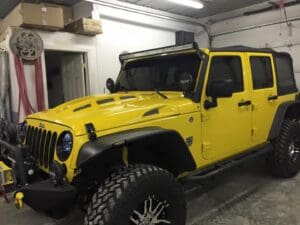 TOTL JK Heat Expulsion Hood Yellow